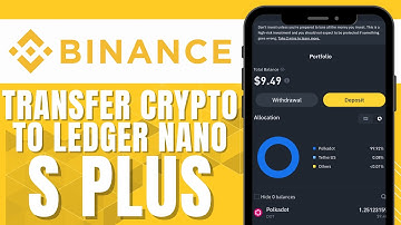 HOW TO TRANSFER CRYPTO FROM BINANCE TO LEDGER NANO S PLUS