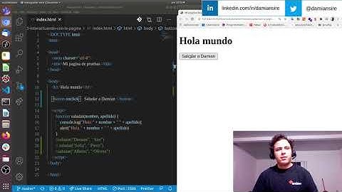 Unir el html con el javascript - Creando botones que hacen cosas - Curso de javascript - Capitulo 5