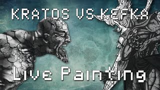 8Bit Drawing - Kratos VS Kefka - CC News & Teaser Battle #11