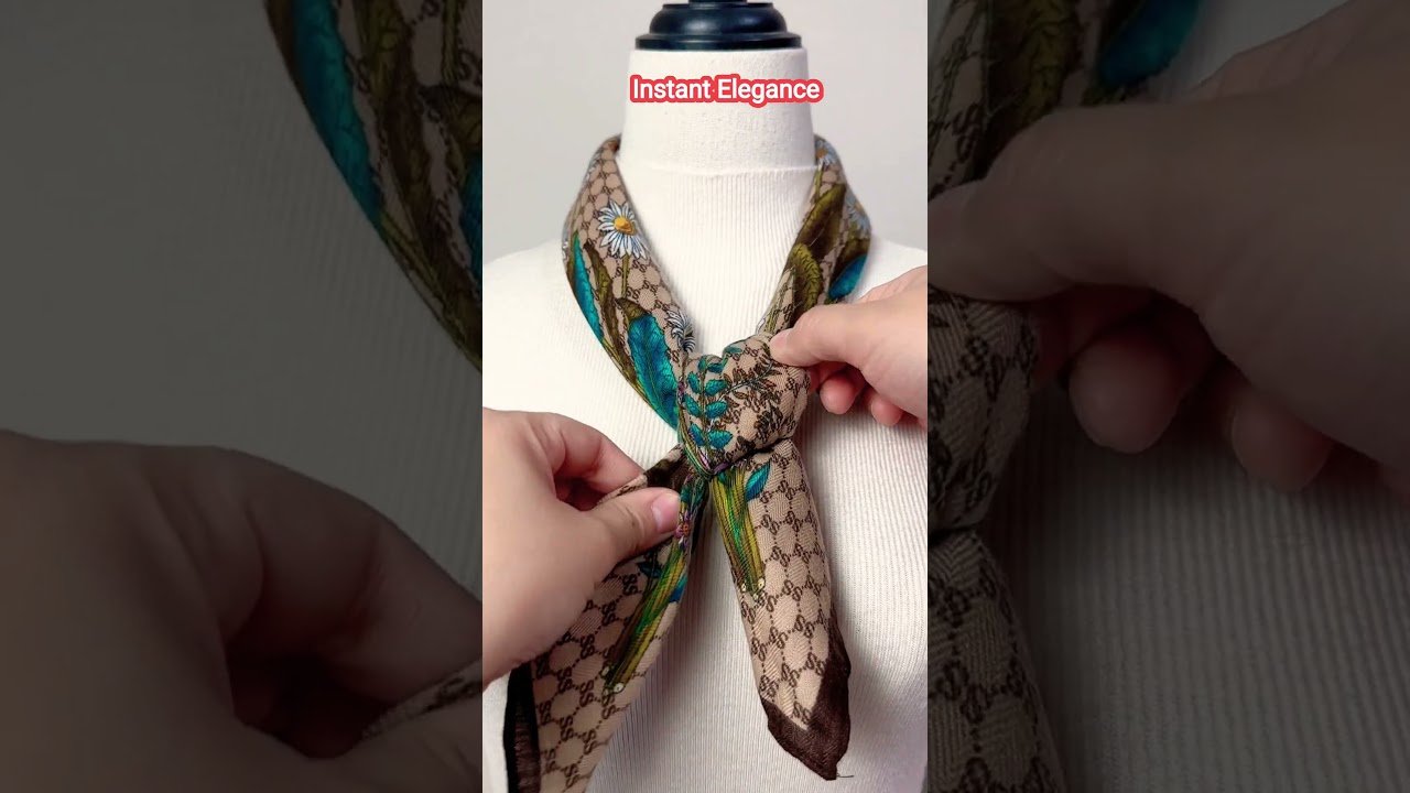 This Scarf Knot Instantly Elevates Your Look!
