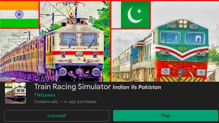 India Vs Pakistan Train Simulator | New Train games On Android 😂 Full Review screenshot 1