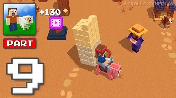 CubeCrafter - Gameplay Walkthrough Part 9 - Pixel Kingdom Craft and Conquer Lands (iOS, Android)