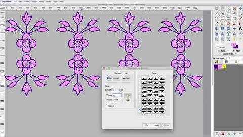 ArahPaint6: Repeat layer in one direction