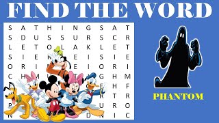 Mickey Mouse | Word Game | Word Search | Puzzle | Find the Hidden Words | Word search finder screenshot 5