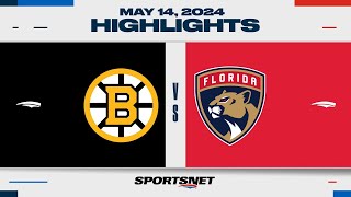 NHL Game 5 Highlights | Panthers vs. Bruins  May 14, 2024