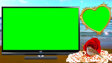 Green screen computer | Beautiful animated video frame | No Copyright | video by Abrar Hussain