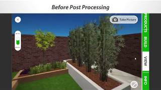 Famous VR Gardens - Comparison of Post-Processing Profile