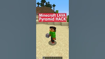 Minecraft LAVA Cast Pyramid HACK
