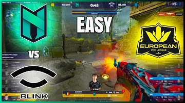 EPIC 1VS4 FROM adamS | Nexus vs BLINK | European Pro League Season 7 - HiGHLiGHTS | CSGO