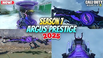 Season 7 (2025) New Legendary Argus Prestige Weapon Gameplay Kill Effect | Codm S7 Leaks 2025