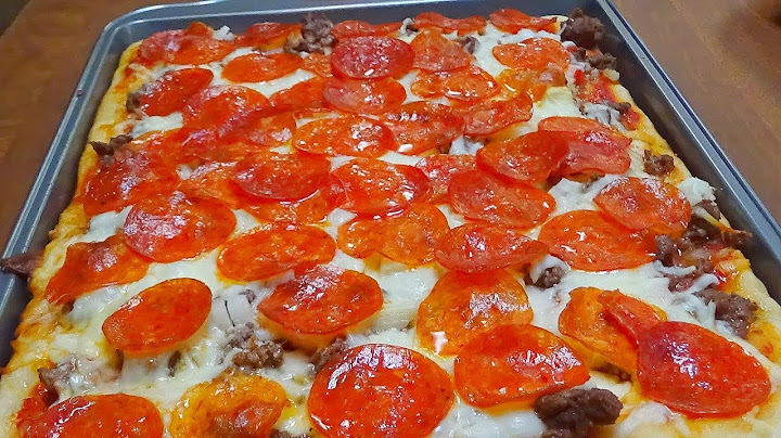 Best "Almost" Homemade Pizza You Will Ever Taste ... Hamburger, Onion, & Pepperoni