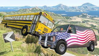 Cliff Drops #34 - BeamNG DRIVE | SmashChan