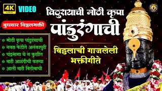 गाजलेली विठ्ठलाची भक्तिगीते - विठूरायाची मोठी कृपा पांडुरंगाची विठ्ठलाची गाणी| Vitthal Songs Marathi