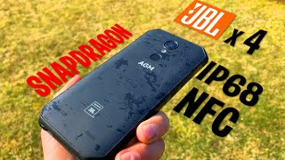 НЕВЕРОЯТНЫЙ ЗАЩИЩЕННЫЙ AGM A9! SNAPDRAGON, JBL х 4 динамика! NFC, IP68 ! Обзор с краш-тестом!