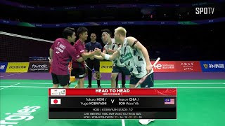 [BWF] MD1 - Quarterfinals｜HOKI & KOBAY (JPN) vs CHIA & SOH (MAS) H/L | Thomas Cup Finals 2024