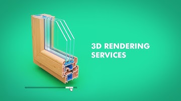 3D WINDOW RENDERINGS for companies at GlassBuild America 2021