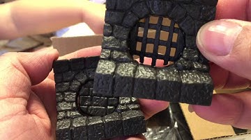 Dwarven Forge City Builder - Unpainted Monster Sewer Set - Kickstarter 3 - Unboxing