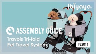Assembly Guide | FS2011 Travois Tri-fold Pet Travel System | IBIYAYA