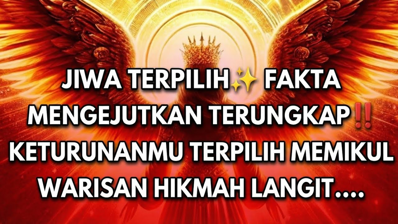 JIWA TERPILIH✨ FAKTA MENGEJUTKAN TERUNGKAP‼️ KETURUNANMU TERPILIH MEMIKUL WARISAN HIKMAH LANGIT....