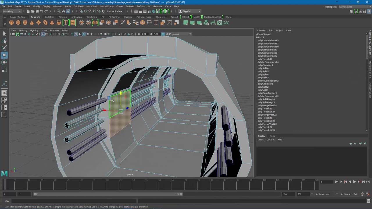 Interior Spaceship Speed Modelling Part1 [MAYA] - YouTube