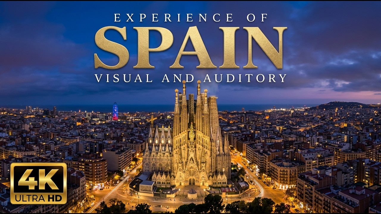 SPAIN: Twilight Over the Majestic Alhambra | 4K Scenic Masterpiece