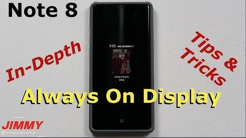 Note 8 - Always On Display In-Depth Tutorial