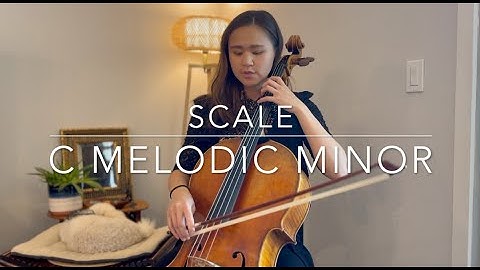 C Melodic Minor - 2 Octaves (Cello Play Along)