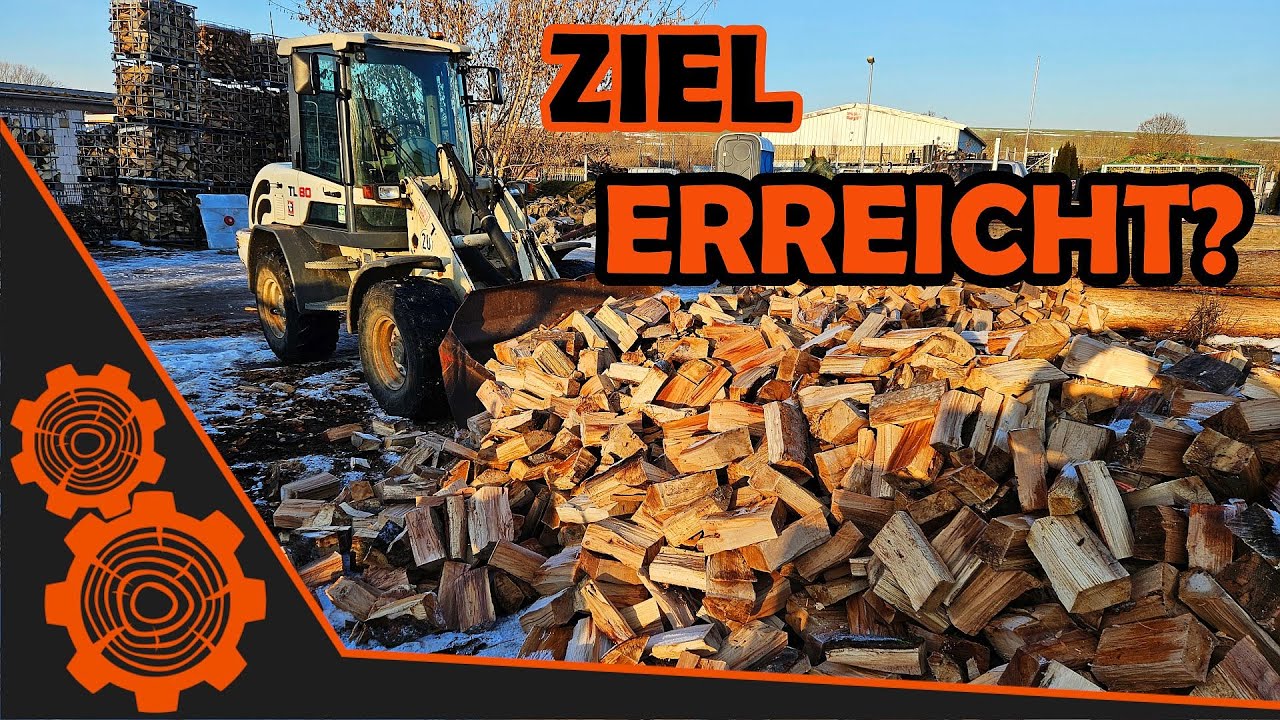 Сколько дров мне удалось расколоть дровоколом за один день?