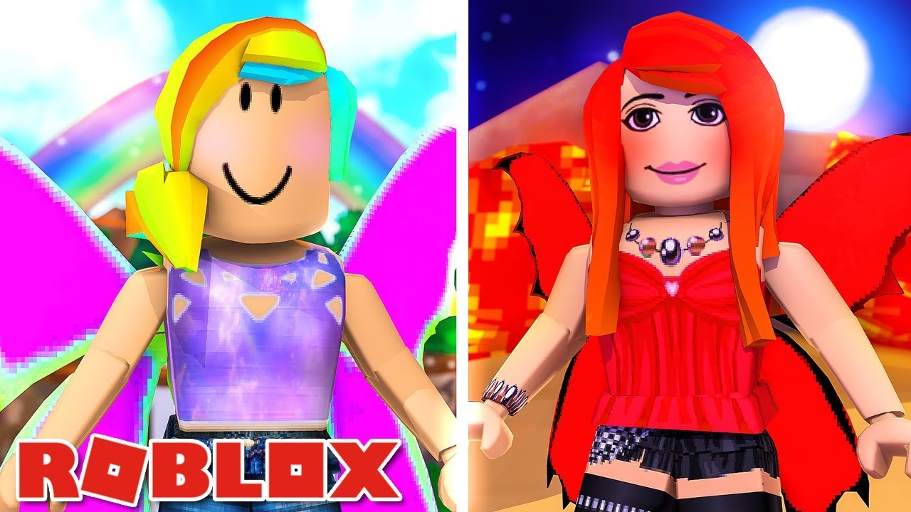 Roblox - GAROTA ARCO-ÍRIS vs GAROTA KAWAII (Batalha de Looks