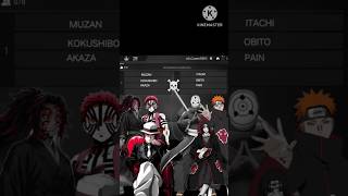 DEMON SLAYER VILLLAIN 🆚 NARUTO SHIPPUDEN VILLAIN MUZAN KOKUSHIBO AKAZA 🆚 AKATSUKI ITACHI OBITO PAIN