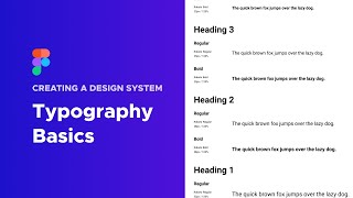 Creating A Design System - Typography Basics