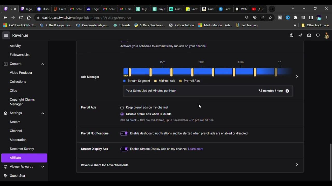 make money by streaming and ads payout on Twitch indian twitch
