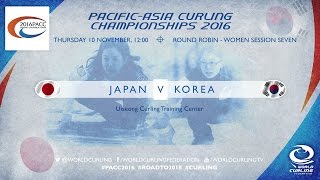 Japan v Korea (Women) - Pacific-Asia Curling Championships 2016