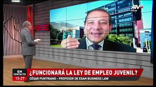 Estudio Muñiz en ATV + | ¿Funcionará la ley de empleo juvenil?