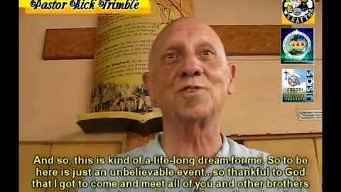 an inspirational message from Ptr. Rick Trimble