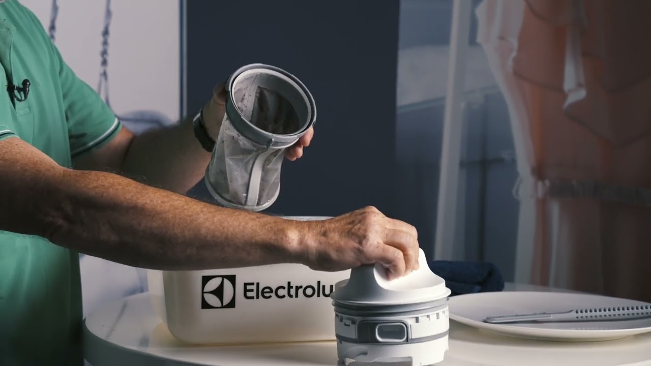 Optimale Reinigung des Mikroplastikfilters - Electrolux