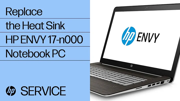 Replace the Heat Sink | HP ENVY 17-n000 Notebook PC | HP