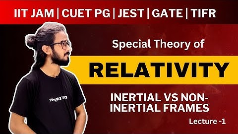 Inertial vs Non-inertial Frames |  Special Theory Of RELATIVITY Introduction | Physics Talks |