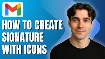 How to Create a Gmail Signature with Images, Social Icons or Logo (Tutorial 2025)