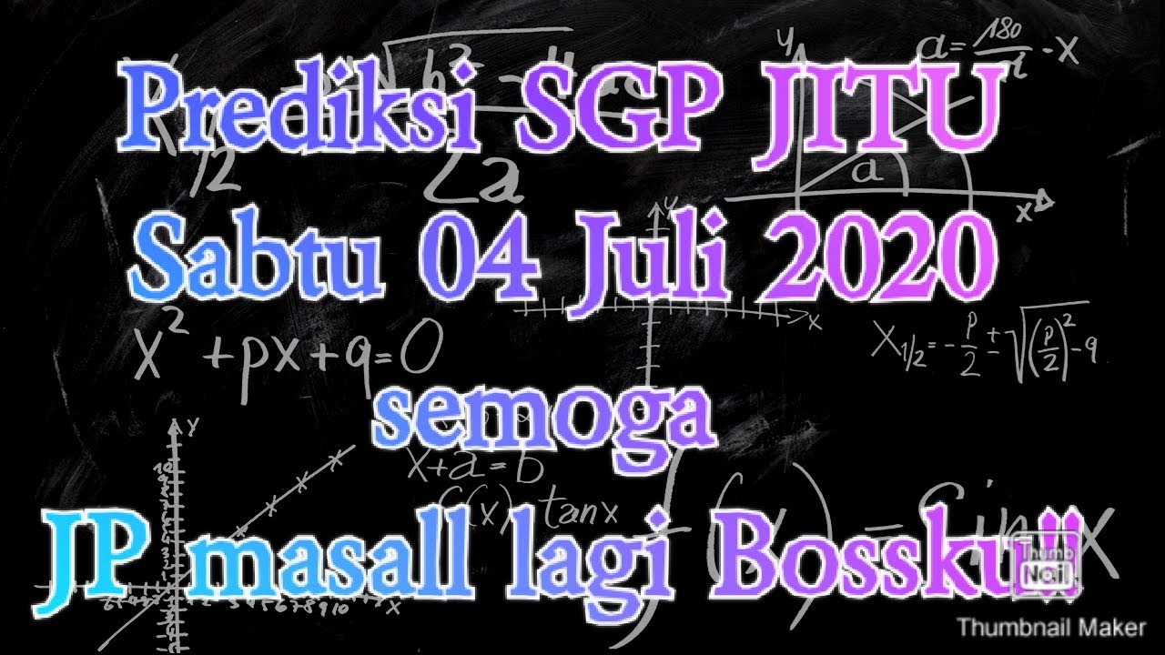 12+ Prediksi Jitu Sgp Sabtu