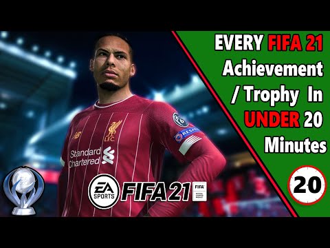 EVERY Fifa 21 Achievement/Trophy in UNDER 20 Minutes