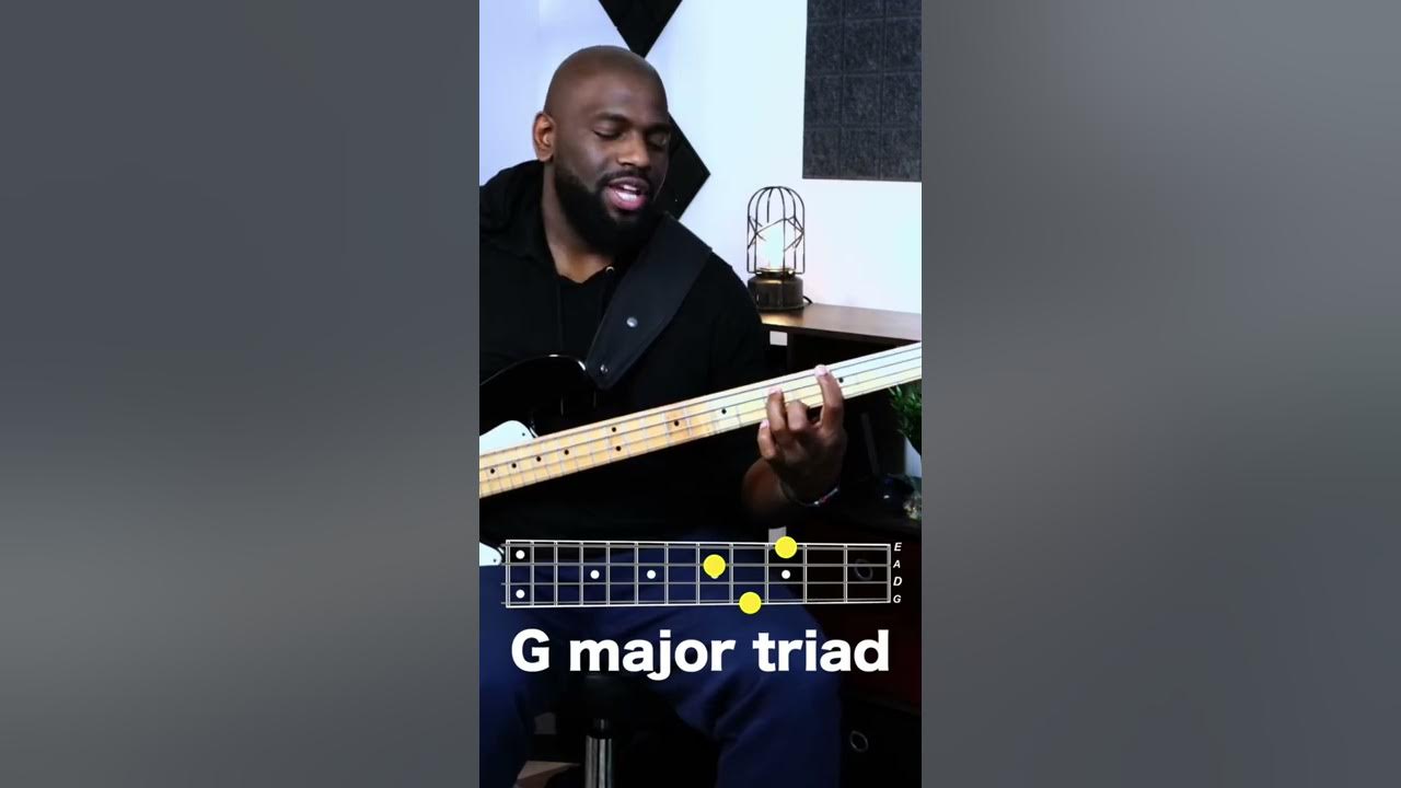 Super Easy Bass Chords for Beginners #shorts