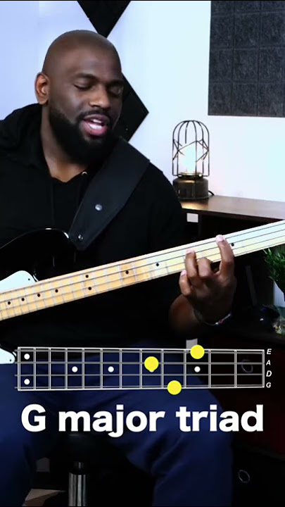 Super Easy Bass Chords for Beginners #shorts