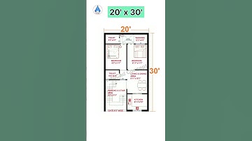20x30 House plan | Small House design #shorts #homedesign #architecture