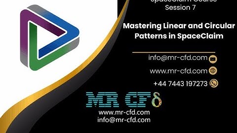 SpaceClaim Course, Session 7: Pattern Tool