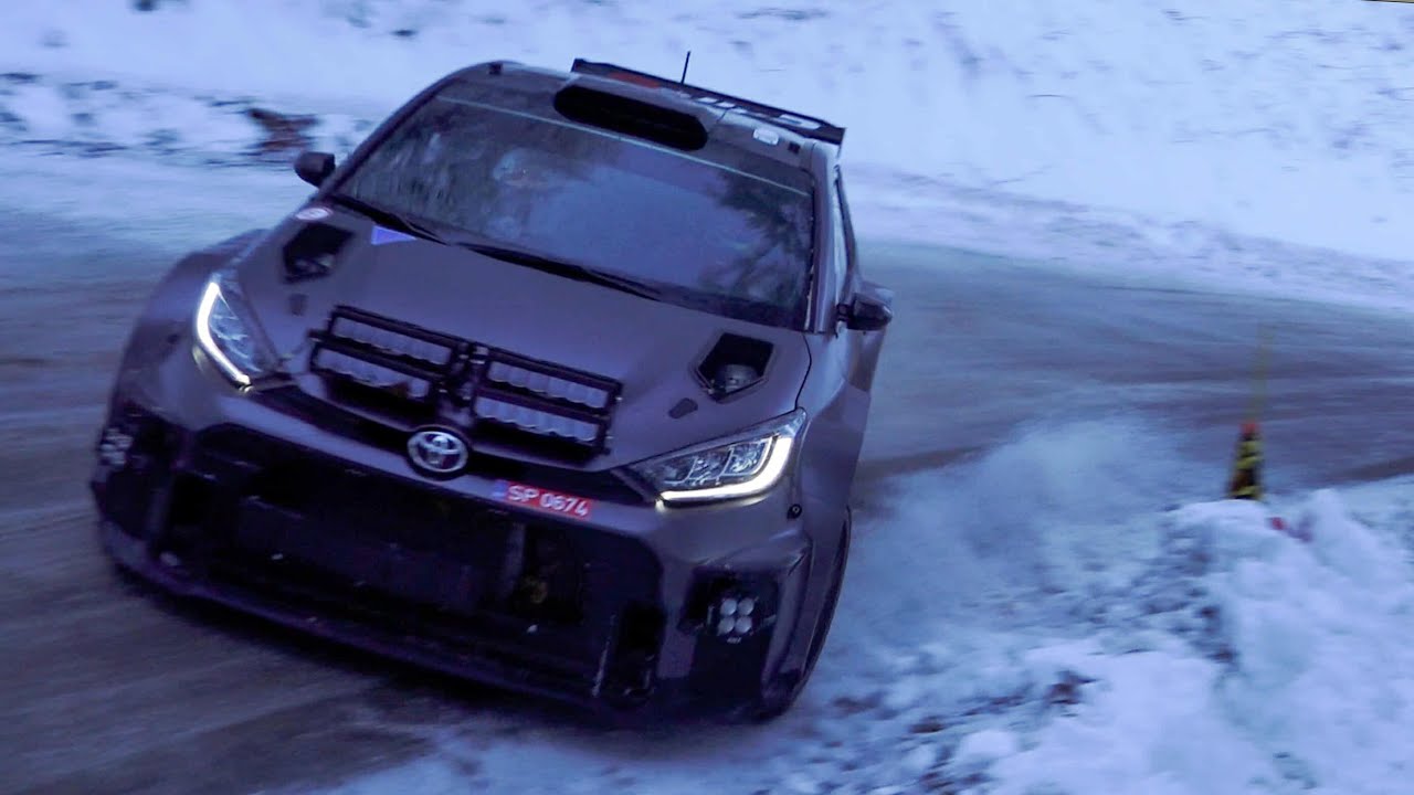 Test Rallye Monte Carlo 2025 | Alejandro Cachón & Borja Rozada | Toyota GR Yaris Rally2