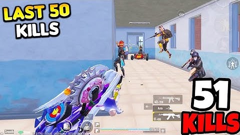 My Last 50+ Kills Game in BGMI. (51 KILLS) BGMI Gameplay😱😱