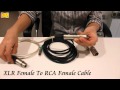 Xlr Female To Rca Male Cable