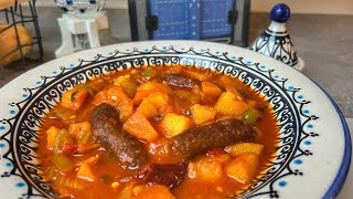 المطبخ التونسي : شكشوكة بطاطا تونسية بنينة و خفيفة و من أروع ما تجربو /chakchouket batata