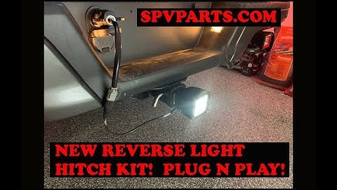 INSTANT HITCH RECEIVER RIGID REVERSE LIGHT KIT UNIVERSAL *PATENT PENDING DESIGN